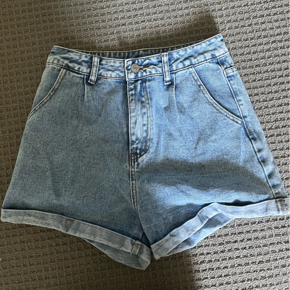 High rise Jean shorts
